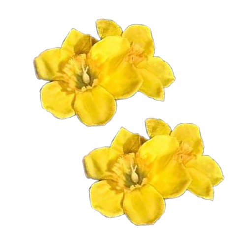 1pair Flower Shape Hair Clip Unique Styles Hair Barrettes Handmade Hairpin - Picture 2 of 8