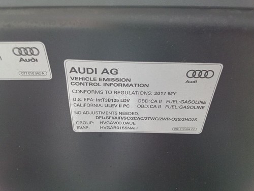 Heater Climate Temperature Control Front With Ventilated Seats Fits 15-18 AUDI A - Picture 9 of 10
