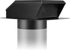 6" Removable Roof Vent,Galvanized Steel Roof Exhaust Vent for Ventilation System