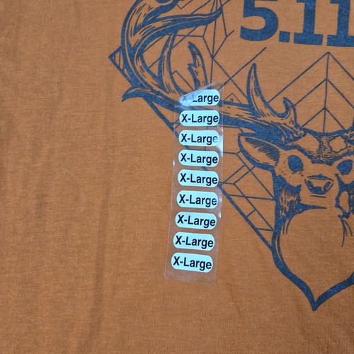 NWT 5.11 Tactical Shirt Mens XL Orange Deer Hunting Graphic Short Sleeve - Picture 6 of 12