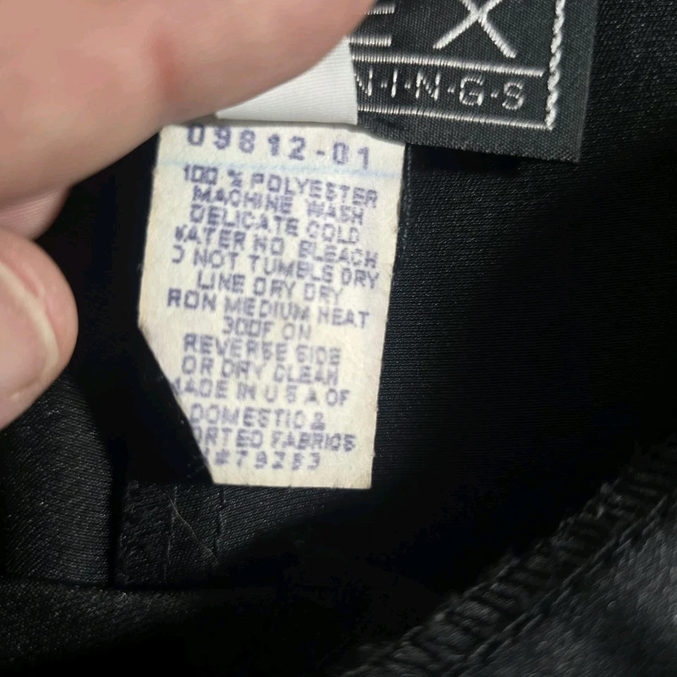 Брюки Alex Evenings миниатюрные черные широкие атласная отделка женская официальная одежда размер 12P - Изображение 3 из 4