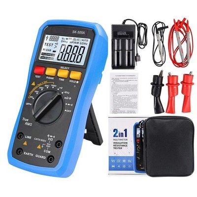 Isolationswiderstandsmessgerät Tester Digital Multimeter 20GΩ 1000V Megohmmeter