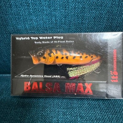 Megabass Balsa Max Hybrid Topwater Lure MIKKABI COACH High Buoyancy