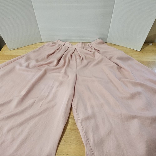 Langer Damen-Skort Größe 10 Liz Skort 100 % Viskose rosa ausgestellt fließend flirty - Bild 4 von 5