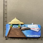 Maldives Thatched Cottage Fridge Magnets Travel Souvenirs Home Office Decor