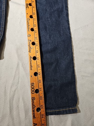 Cat And Jack Pants Youth Girls Size 8 Blue Super Stretch Denim Jeans - Picture 8 of 15