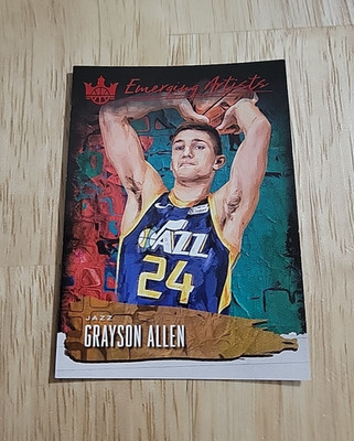 2018-19 Court Kings GRAYSON ALLEN Emerging Artists Ruby Red /99 #17 Rookie RC SP