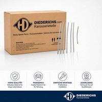 Zier Schutzleistensatz KÜHlergitter Diederichs 1645047 FÜR Mercedes