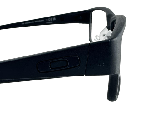 Oakley NEW Airdrop Satin Black Rectangle Frames 57-18-143 Eyeglasses OX8046 Set - Afbeelding 5 van 12
