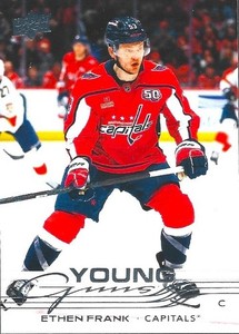 2025-26 Upper Deck Series 1 Young Guns #240 Ethen Frank Washington Capitals RC