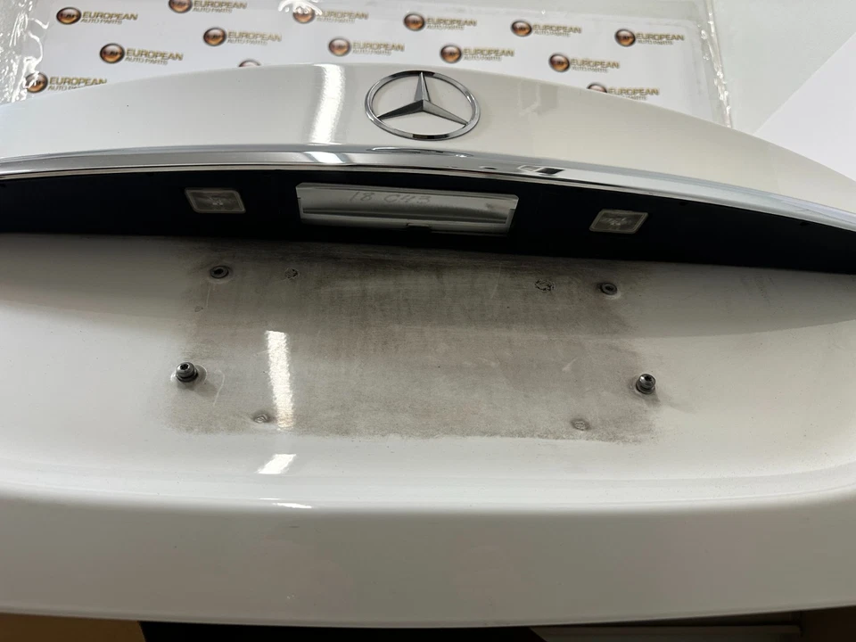 2015-2021 MERCEDES-BENZ W205 C300 C43 C63 TRUNK LID DECK SHELL WHITE SPOILER OEM — 第 4/4 张图片