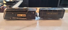 MARX TRAIN CHROME FRONT Commodre Vanderbilt Engine w/tender Car