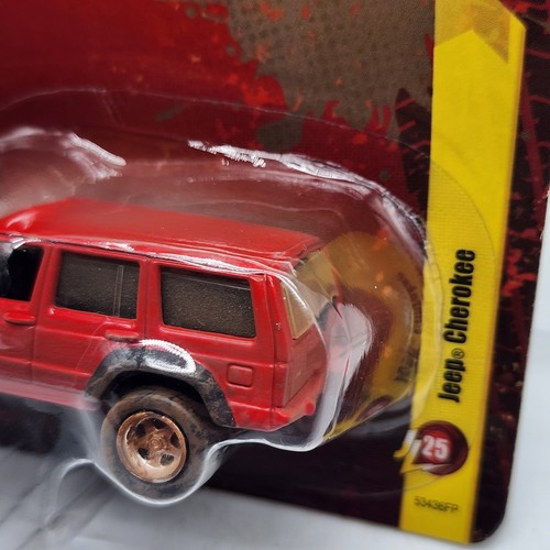 UH Johnny Lightning Tomy OFF ROAD Jeep Cherokee JL25 Dirty Version VHTF Rare - Picture 6 of 9
