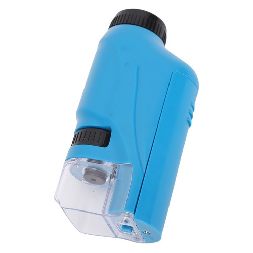 New Pocket Microscope 60X-120X Magnification LED Light Students Portable - Picture 9 of 24