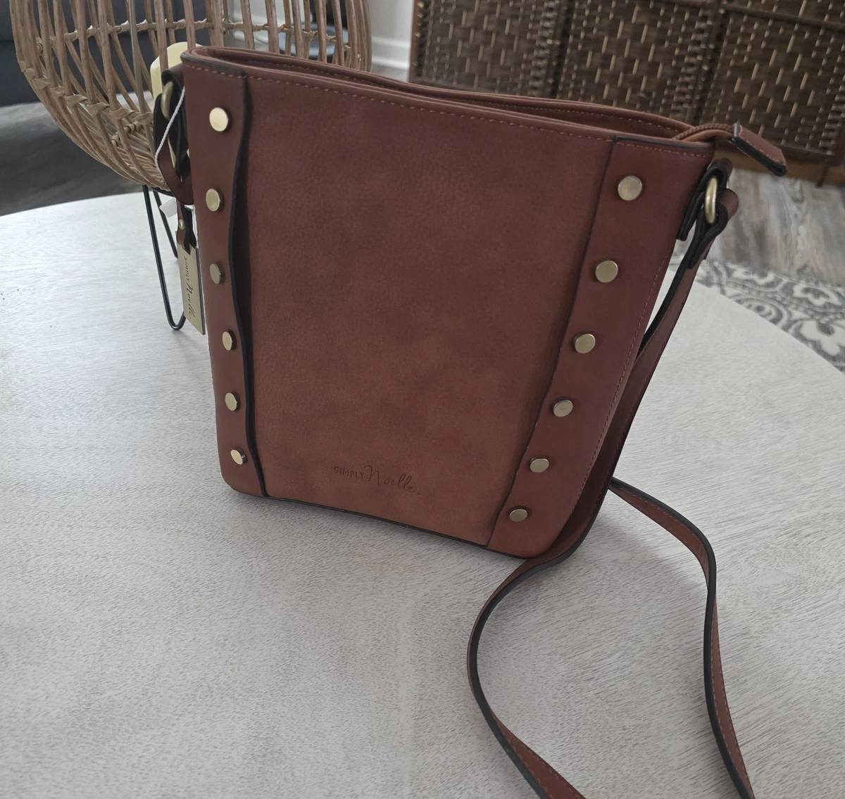 NWT Simply Noelle Salmon Canvas Havana Backpack Tassel Zipper Pockets AA-1301-CAN_Front_11590.jpg?v=  main image 2