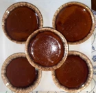 Hull Pottery Brown Drip MCM Oven Proof Bread Plates 6.75" USA Vintage Set of 5