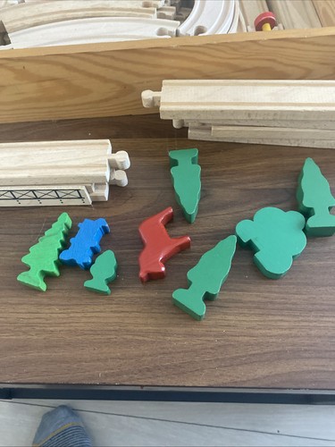 Vintage BRIO Wooden Railway Train Set 33152- No Train - Picture 4 of 6