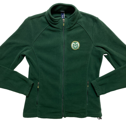 Colorado State University Jacke Damen S grün Fleece Full Zip Rams