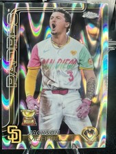 2025 Topps Chrome - Jackson Merrill RayWave Refractor #61 Padres
