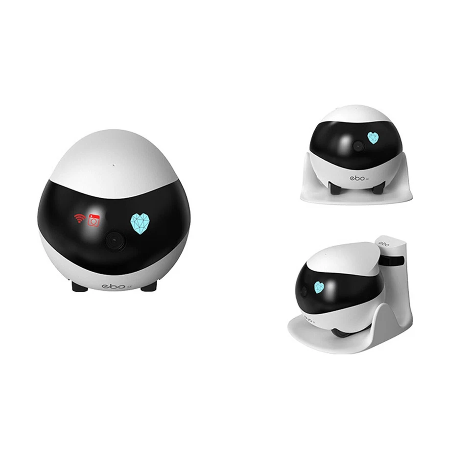 Smart Home Companion Robot Home Monitor Security Camera Audio Video 1080P HD CAM - Image 2 of 4