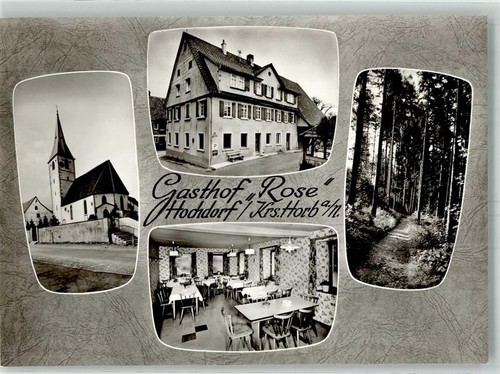 10731380 - 7270 Hochdorf Gasthaus Rose Pension Calw LKR - Imagen 1 de 2