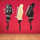 3pcs Shaped Wall Hooks Decorative Resin Coat Hanger Robe Rack for