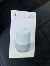 Google Home Smart Speaker Assistant – White/Slate – Brand New Sealed
