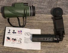 Monocular Telescope with Smartphone Holder.