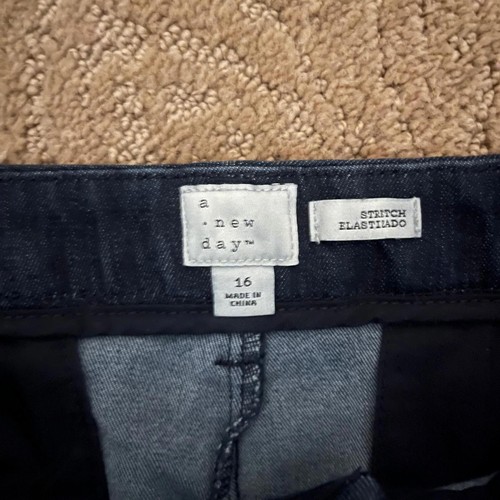 A New Day, 16, Dark Wash, Stretch Wide Leg Jeanshose - Bild 2 von 6
