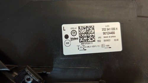 FULL LED VW Volkswagen Polo 2G UK RHD Headlamp Headlight NEW 2G2941035H - Picture 9 of 9