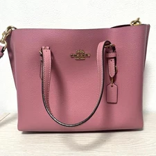 Good Condition COACH Shoulder Bag Handbag 8a