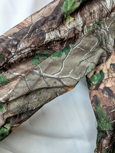 Ol' Tom Technical Turkey Gear Camo Turkey Hunting Button Down Shirt Men's 2XL - Picture 5 of 8