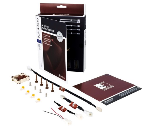 Noctua NF-A4x10 FLX, Premium Quiet Fan, 3-Pin (40x10mm, Brown) - Picture 5 of 7