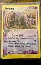 Pokemon ENGLISH Grumpig EX Dragon HOLO Card eSeries 6/97 NEAR MINT- RARE on eBay