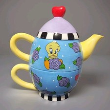 TWEETY'S Tweety BIRD TEA PARTY 3 Piece SET, 1999 WARNER Bros Store