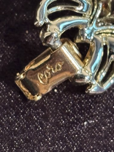 Bracciale Vintage Coro Blu Aurora Boreale Firmato Tono Argento 7,5” Bellissimo! - Foto 8 di 9