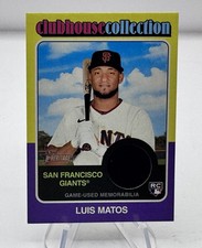 2024 Topps Heritage - Clubhouse Collection Relics #CCR-LM Luis Matos (MEM, RC)