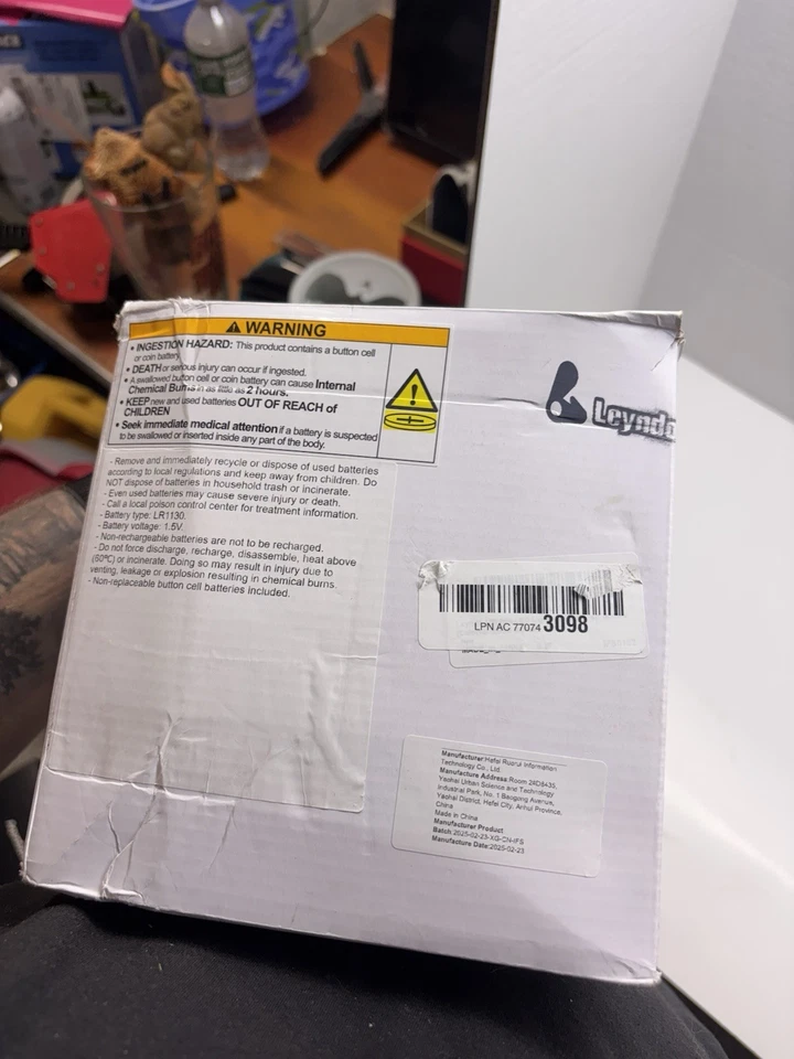 Anillos intermitentes con luz LED a granel favor de fiesta juguetes para niños colores surtidos paquete de 100 Foto 3 de 3