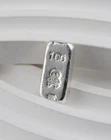 10 Gram .999 Fine Silver Bar Hand Poured Skull And Crossbone - 1041B