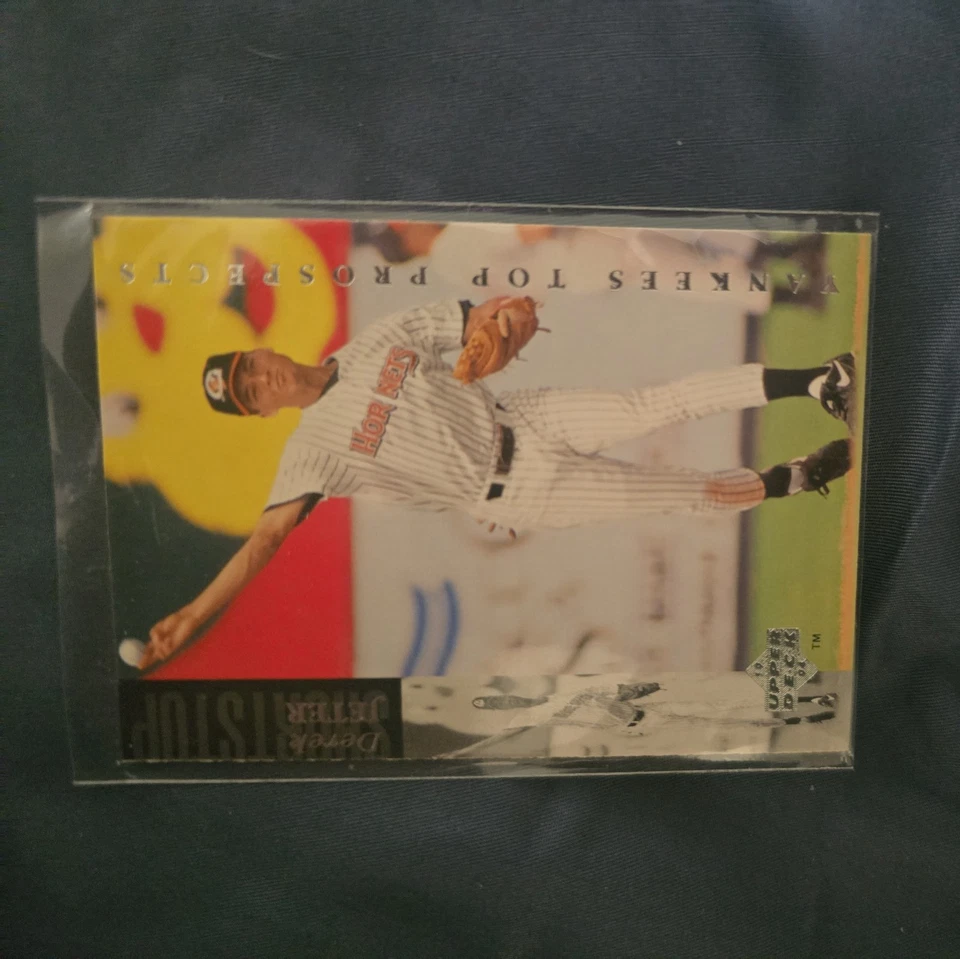 1994 Upper Deck Minor League Derek Jeter 185 Top Prospect RC Rookie Yankees HOF - Image 3 of 3