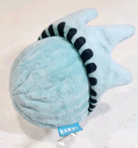 Bark Box Hugo’s Liberty Spiky Ball New York City M-L Plush Spike Crinkle Dog Toy - Picture 2 of 6