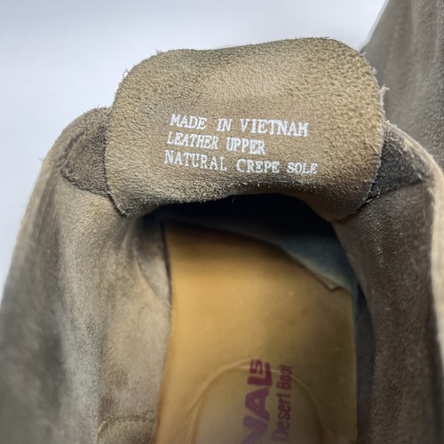 Clarks Originals Men's Desert Boot Taupe Size 8.5 Suede Leather - Picture 8 of 10