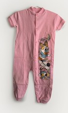 Vintage 1980s Minnie Mouse Daisy Duck 18m Romper AOP