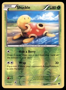 Pokemon TCG Shuckle XY - Fates Collide #1 Reverse Holo