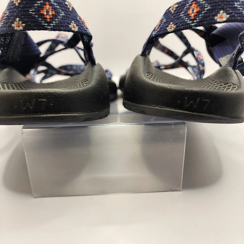 Chaco Z Cloud X2 Adjustable Dual Strap Toe Loop Aztec Geometric Sandals Women 7 - Image 4 of 4