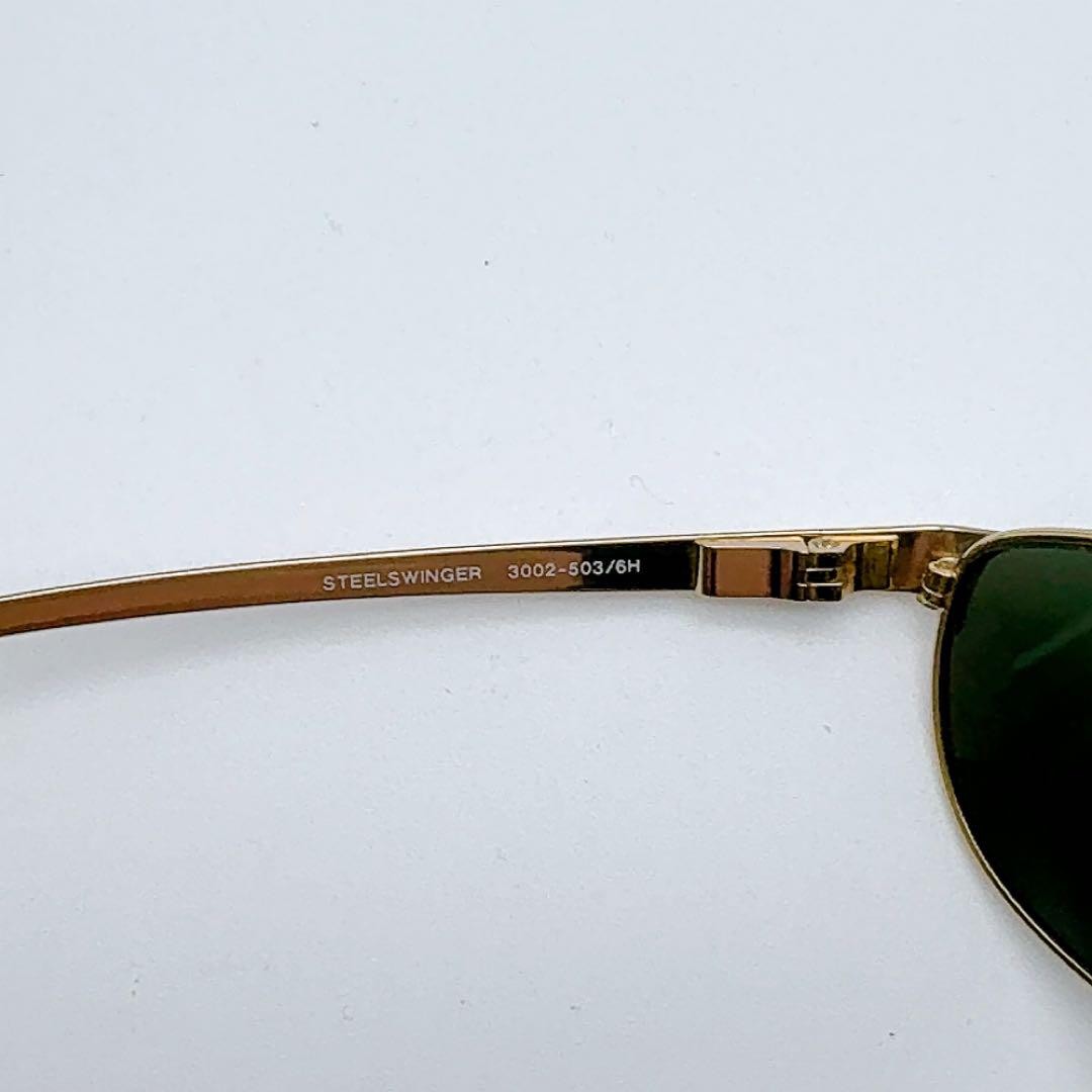 Arnette サングラス STEEL SWINGER 美品 90s イタリア製 Arnette Steel Swinger Sunglasses Gold Frame 90s Italian