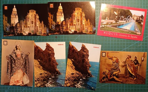 LOTE 11 – 93 POSTALES COLOR ESPAÑA (MURCIA, PONTEVEDRA, GUIPUZCOA, ZARAGOZA, GER - Imagen 13 de 14