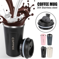 510ML Thermo Cafe Car Thermos Mug, Stainless Steel Travel Mug, Leak-Proof Coffee