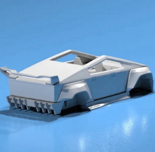 HOT WHEELS TESLA CYBER TRUCK PANDEM STYLE CONVERSION KIT - Bild 3 von 4