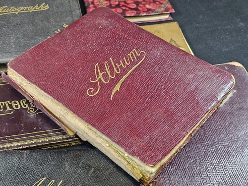 Anfang 1900 Sammlung RESTPOSTEN 12 Freundschaftskunstalben Handschriften Zeichnungen 1 - Bild 6 von 22